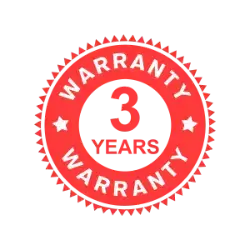 3 Year Warranty