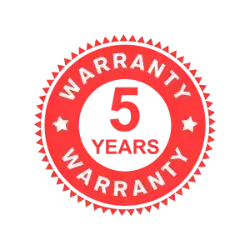 5 Year Warranty